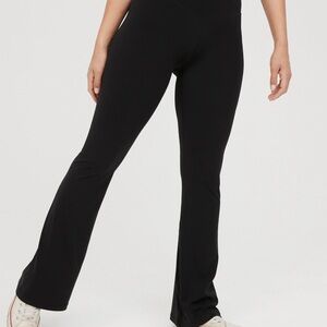 Aerie OFFLINE Black flared Leggings
